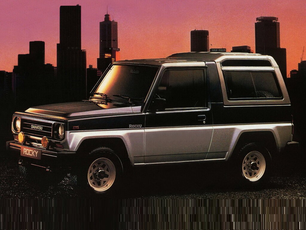 Daihatsu Rocky 1 поколение, джип/suv 3 дв. (10.1984 - 09.1987)